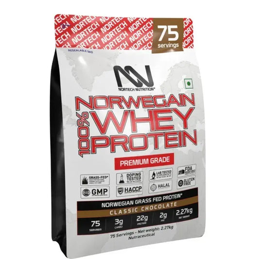 Nortech Nutrition Norwegian Whey Protein 75 Serv Chocolate