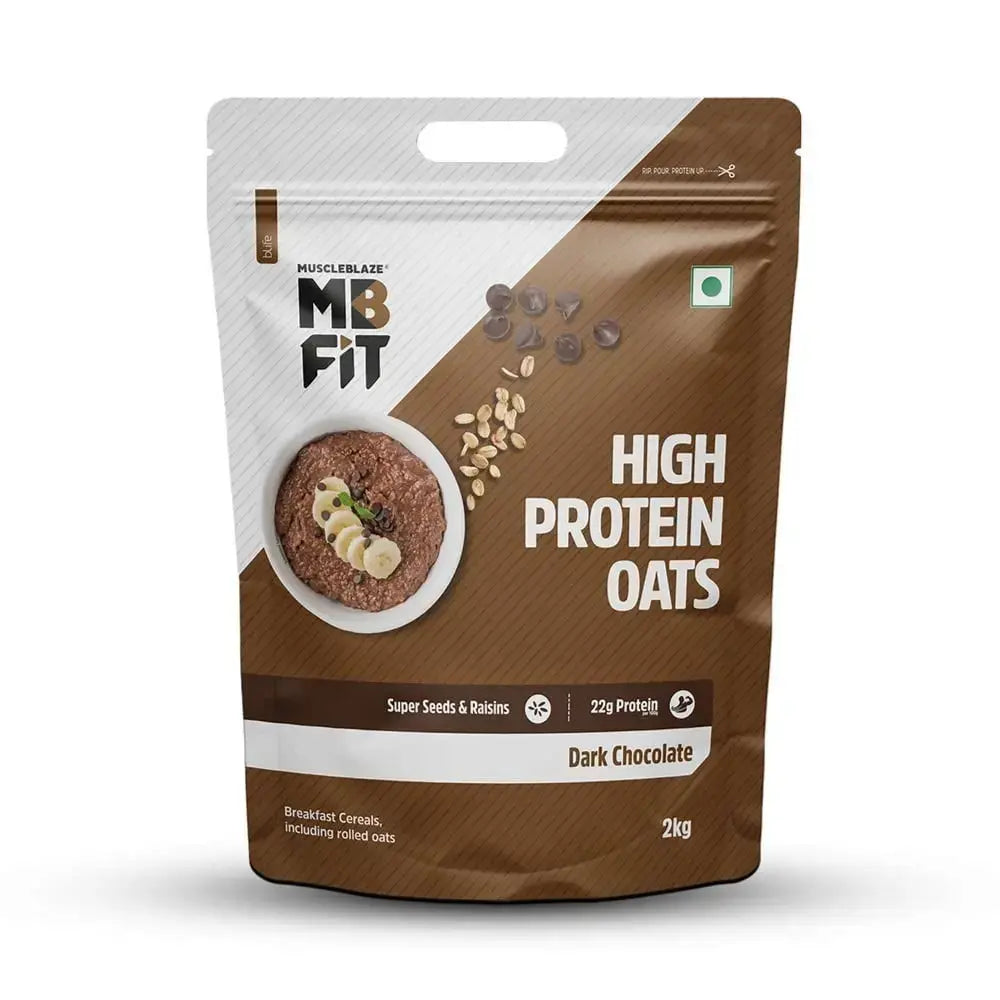 Muscle Blaze High Protein Oats Dark Chocolate Flavour